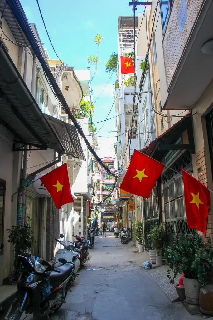 Small Alleyway Saigon HCMC Vietnam