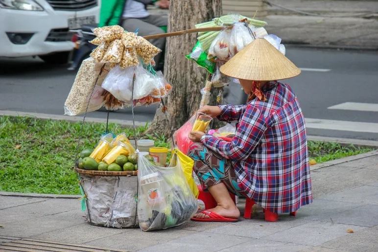 Street Vendor Saigon HCMC Vietnam